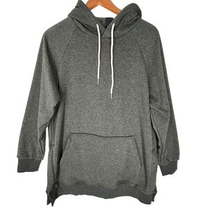 WARMY Gray Hoodie Furry Lined Heavyweight Sweatshirt Women's‎ Size Large NWOT